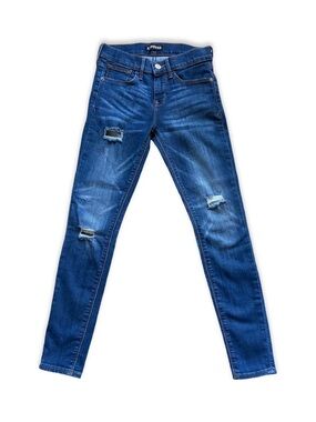 Express Mid-Rise Ripped & Distressed Stretch Skinny Jeans |Size 00|